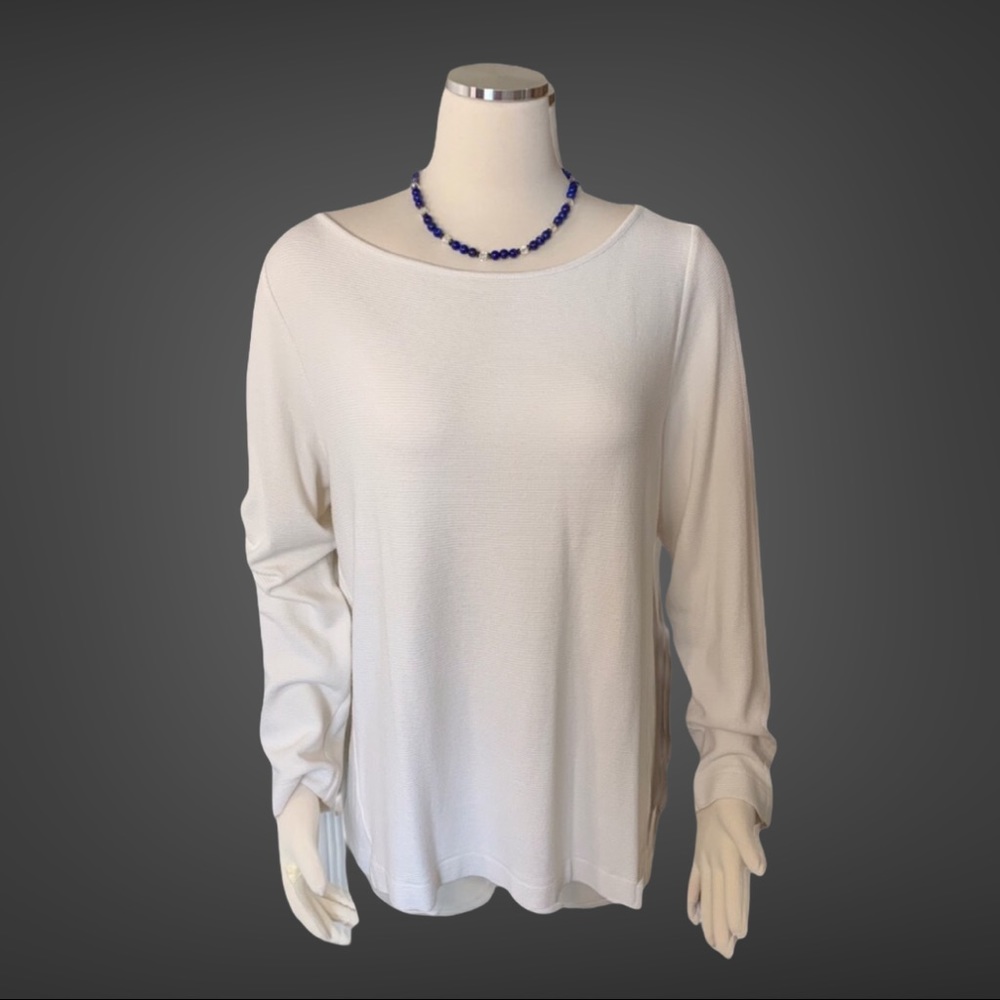 J Jill Crew Neck Loose Fitting Top
